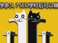 seo要学多久？SEO学好后可以做什么？